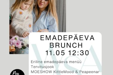 Emadepäeva Brunch x Wasa Resto lapse pilet